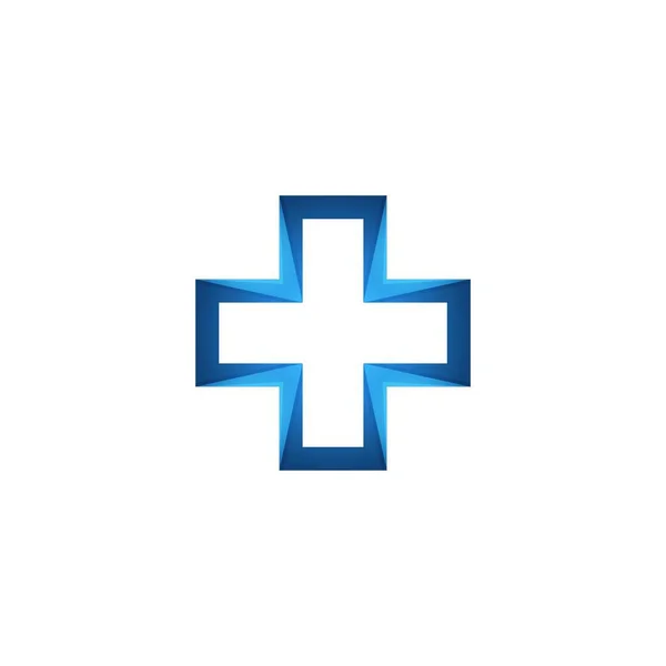Medical Healthcare Logo Für Ihre Praxis Cross Logo Ideen Inspiration — Stockvektor