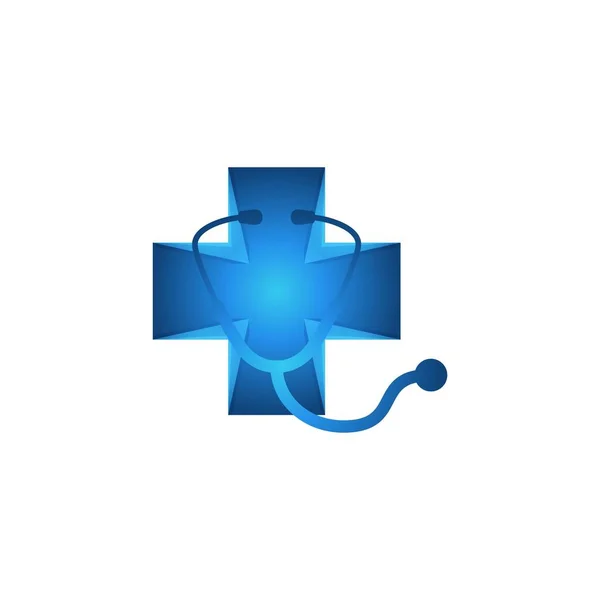 Stethoskop Icon Medical Health Care Logo Ideen Inspiration Logo Design — Stockvektor