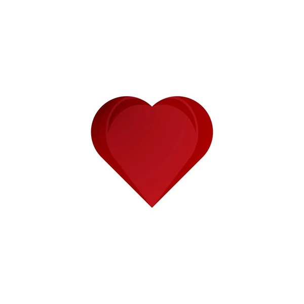 Czerwone Logo Ikony Miłości Pomysły Projekt Logo Inspiracji Ilustracja Wektora — Wektor stockowy