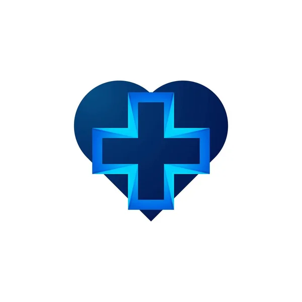 Gesundheitswesen Medizinische Versorgung Liebe Logo Ideen Inspiration Logo Design Template — Stockvektor