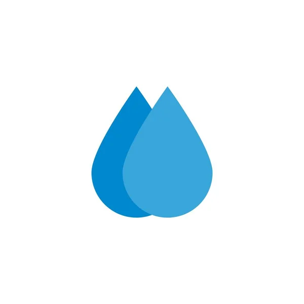 Gota Agua Logotipo Plomería Ideas Diseño Del Logotipo Inspiración Plantilla — Vector de stock