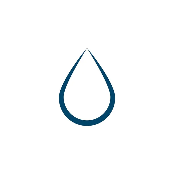 Wassertropfen Sanitär Logo Ideen Inspiration Logo Design Template Vector Illustration — Stockvektor