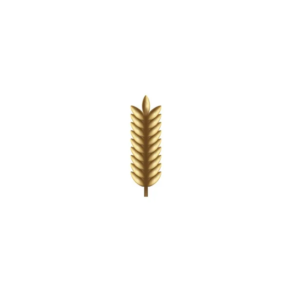 Gandum Biji Bijian Logo Pertanian Ide Desain Logo Inspirasi Templat - Stok Vektor