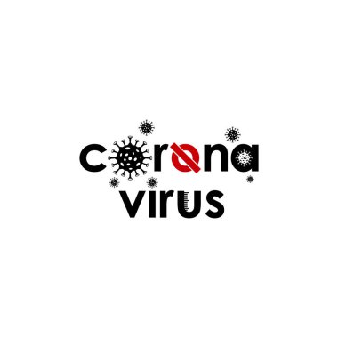 Corona virüsüyle savaş. Vektör illüstrasyonu beyaz arkaplanda izole edildi