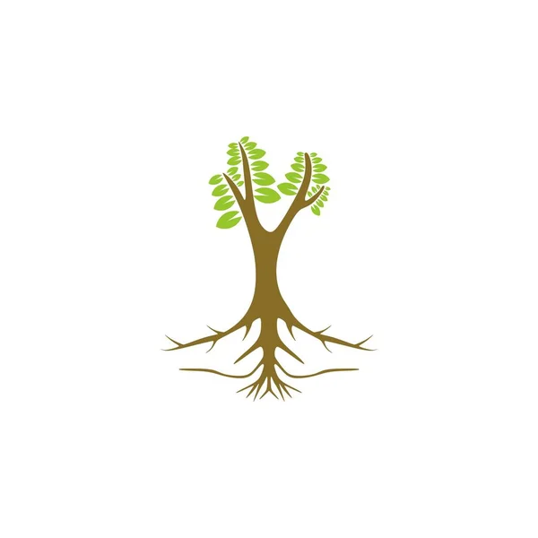 Идеи Логотипа Дерева Дизайн Логотипа Шаблонный Вектор Изолированный Белом Фоне — стоковый вектор