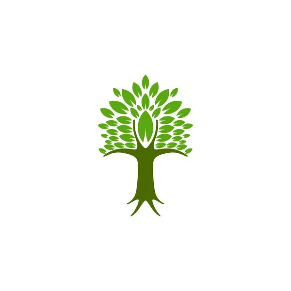 Идеи Логотипа Дерева Дизайн Логотипа Шаблонный Вектор Изолированный Белом Фоне — стоковый вектор