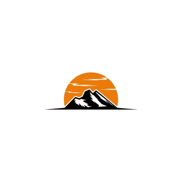 Montanha Logotipo Aventura Idéias Design Logotipo Inspiração Template Vector Illustration — Vetor de Stock