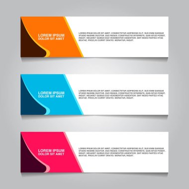 Vektör soyut geometrik tasarım sancak ağ şablonu.