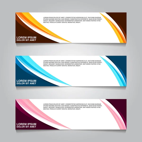 Vector Abstract Geometrisch Ontwerp Banner Web Template — Stockvector