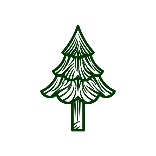 Icono Del Logotipo Elemento Navidad Vector Ilustración — Archivo Imágenes Vectoriales