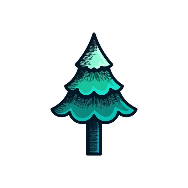 Icono Del Logotipo Elemento Navidad Vector Ilustración — Vector de stock