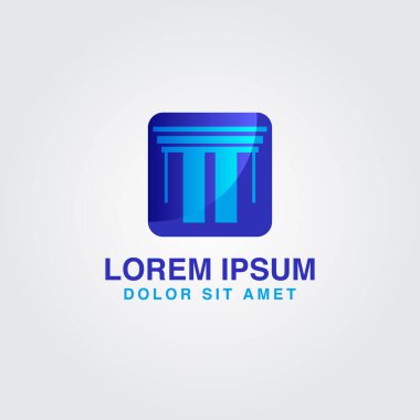 Sütun, Sütun. Hukuk Firması / Mimarlık Logosu Tasarımı
