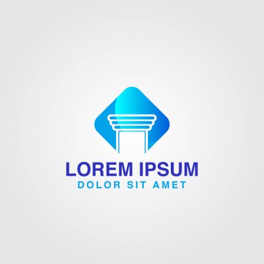 Sütun, Sütun. Hukuk Firması / Mimarlık Logosu Tasarımı