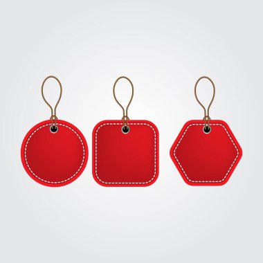 Gerçekçi ödül etiketi vektör illüstrasyonunu beyaz arkaplanda izole et