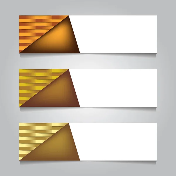 Latar Belakang Geometris Abstrak Warna Emas Mewah Untuk Promosi Atau - Stok Vektor