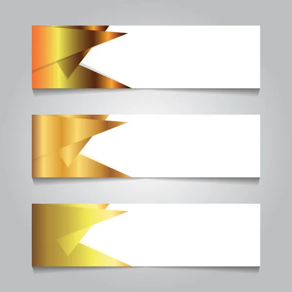 Abstrakter Geometrischer Hintergrund Goldfarben Der Luxusklasse Zur Förderung Oder Zum — Stockvektor