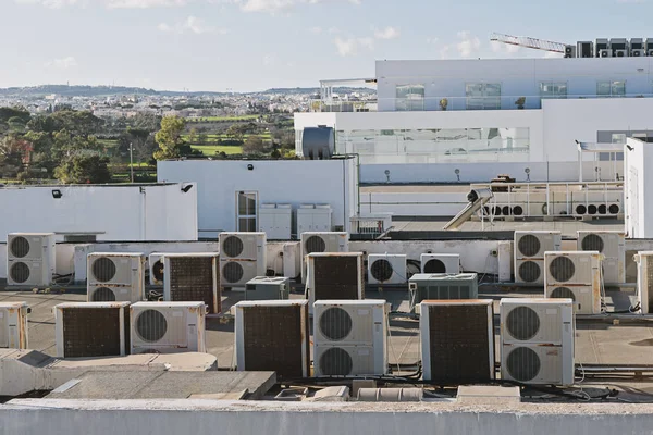 Exhaust vents of industrial air conditioning