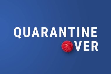 Coronavirus Karantina Ucu. Konsept üzerine salgın