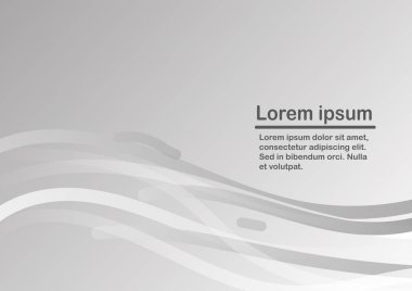 Dalga formu tanıtımı için tasarım şablonu.