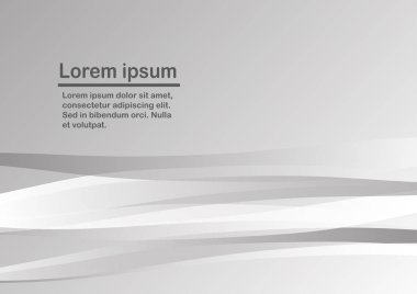 Dalga formu tanıtımı için tasarım şablonu.