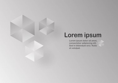 Gri arka plan metin alanı ile.