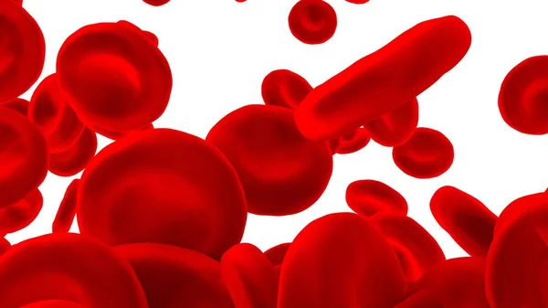 赤い血球の背景. — ストック写真