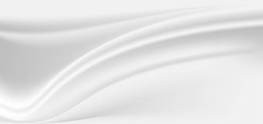 Gri ve beyaz saten arka plan.