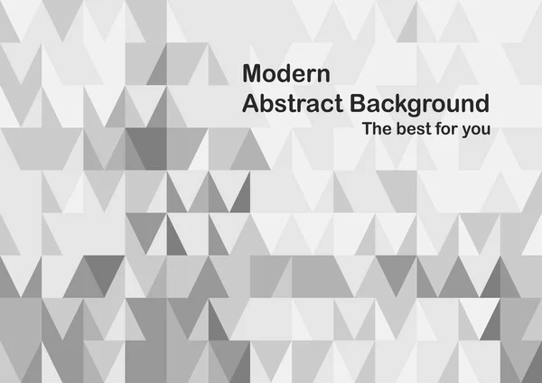 Fondo abstracto moderno en forma triangular con espacio de texto . — Vector de stock