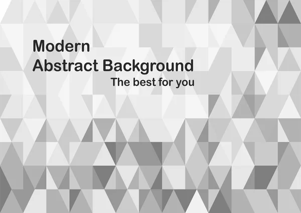 Moderne abstracte achtergrond in driehoekige vorm met tekst ruimte. — Stockvector