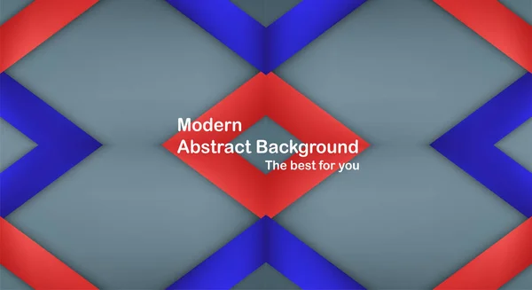 Abstract red and blue material design on grey background.