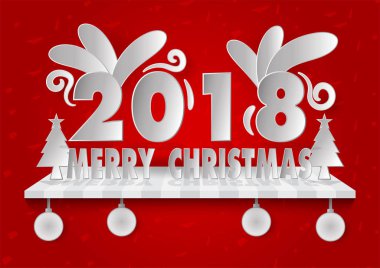 Düz metin raf kağıt kavramı içinde kesme tasarım. Şablon fo