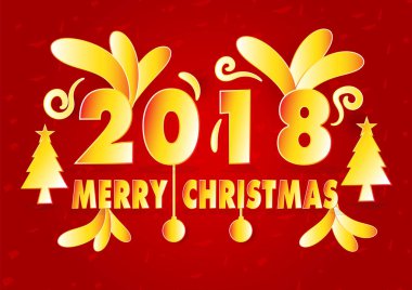 Düz metinde altın kağıt kavramı kesme tasarım. Merr'e için şablon