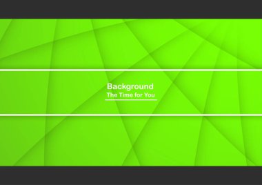 Yeşil arka plan beyaz metin için kopya yer ile. Modern