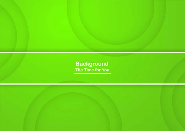 Abstract green background with copy space for white text. Modern — Stock Vector