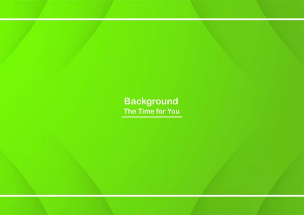 Fondo verde abstracto con espacio de copia para texto blanco. Moderno — Vector de stock