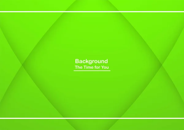 Abstract green background with copy space for white text. Modern — Stock Vector