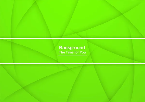 抽象的な緑色の背景の白いテキスト コピー スペース。モダンです — ストックベクタ