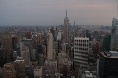 Alacakaranlık tarafından Manhattan görünümü