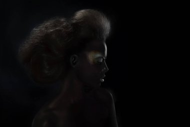 Bir kadın portresi.