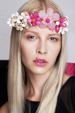 Bir kadın portresi.