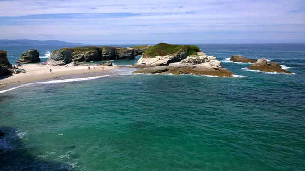 As Illas Beach in Ribadeo, Spain — Stock Photo, Image