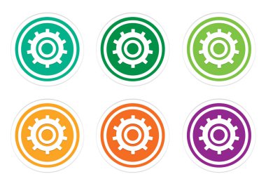 Gears'ın simgesi olan yuvarlak düğmelerinin ayarla