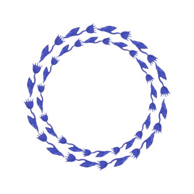 Vektör suluboya çerçevesi 