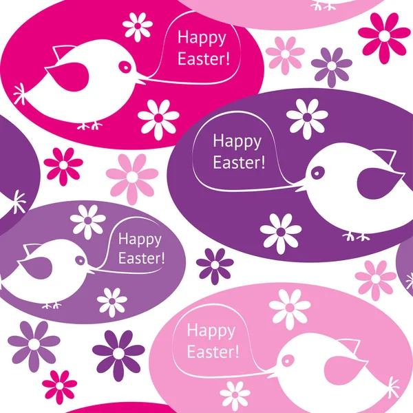 Happy Easter Naadloze Patroon — Stockvector