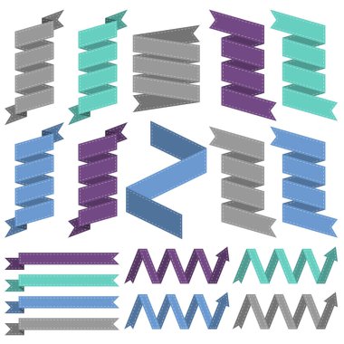 Infographic Elements. Vector Ribbons