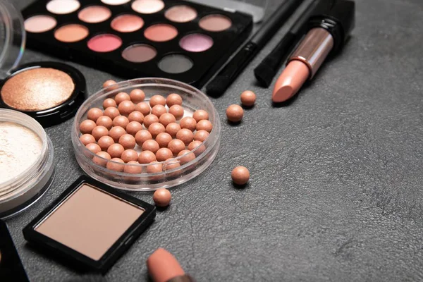 Cepillos Herramientas Maquillaje Profesional Conjunto Productos Maquillaje — Foto de Stock