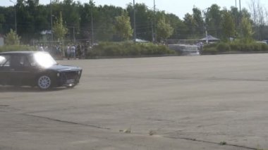 Moskova, Rusya - 19 Ağustos 2017: Tüm Rus Festivali Araba, Drift Yarışması