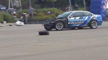 Moskova, Rusya - 19 Ağustos 2017: Tüm Rus Festivali Araba, Drift Yarışması