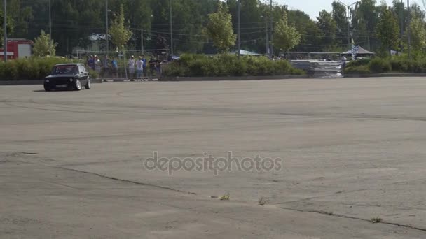 モスクワ, ロシア連邦 - 2017 年 8 月 19 日: 全ロシア祭車の漂流の競争 — ストック動画