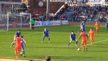 Kursk, Rusya Federasyonu - Eyl 20, 2017: Cska Moskova ve Avangard Kursk arasında bir futbol maçı